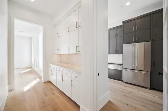 a view of yard with swimming pool and sitting area