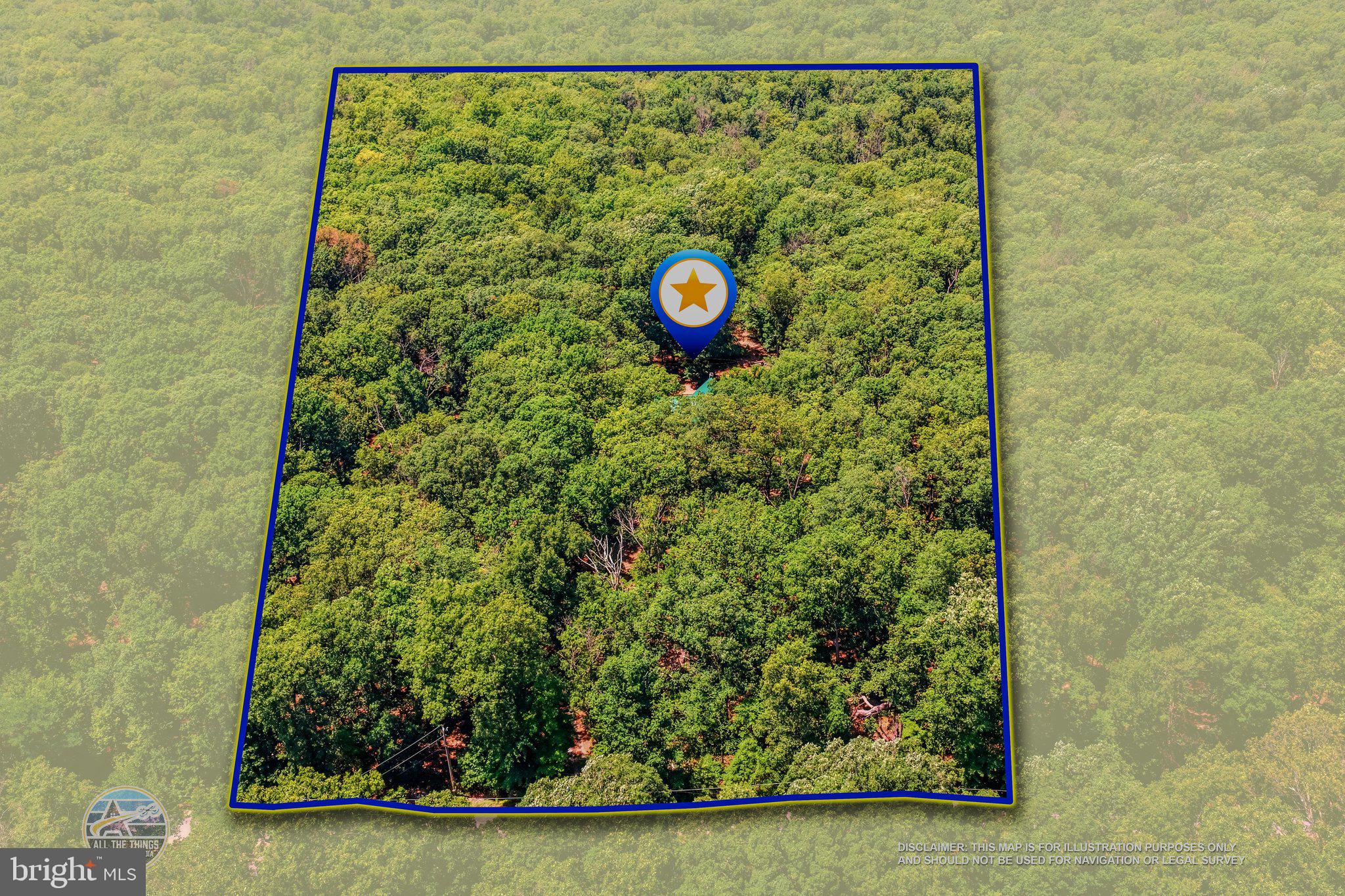 250 Flat Ridge Road Great Cacapon, WV 25422 - Photo 59 of 60 Property Aerial