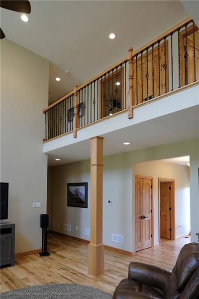 224 Shepherd Road Cherry Tree, PA 15724 - Photo 7 of 25 18' ceilings in the living room open up to the second floor