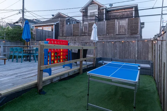 a sign on the side of a building