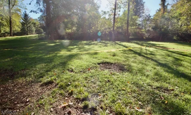 a view of outdoor space with a garden
