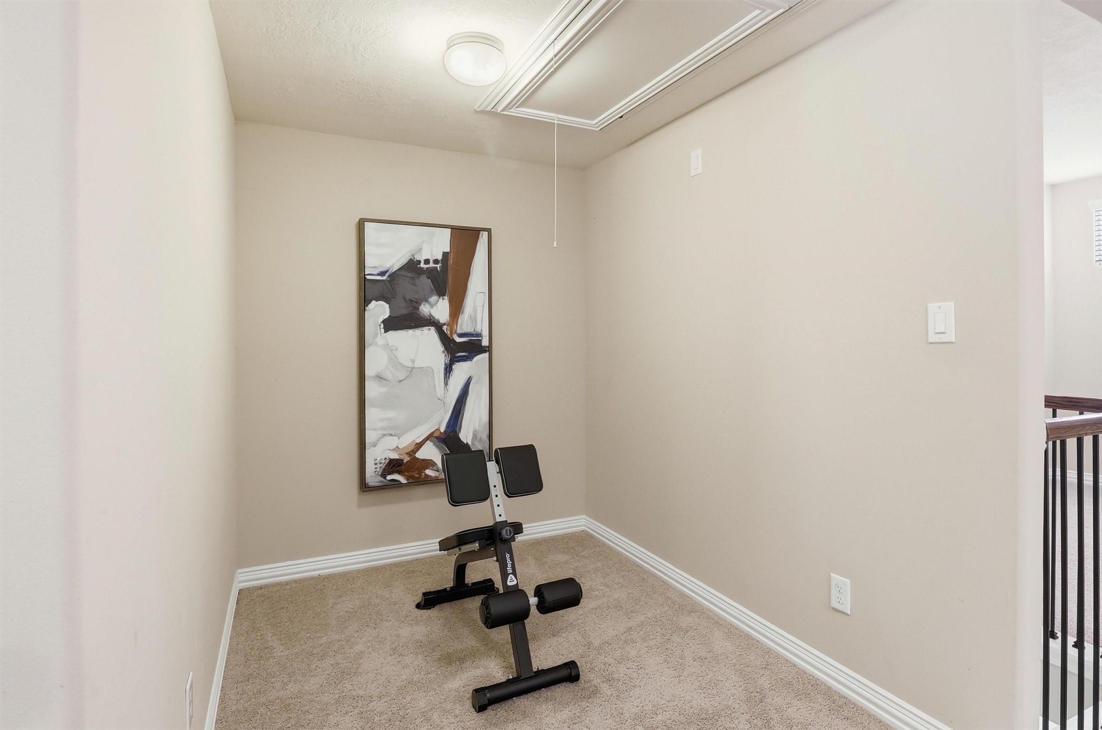 3219 Cotton Ranch Drive Katy, TX 77494 - Photo 28 of 45 A dedicated flex nook offers the perfect spot for fitness equipment, a study station, hobby area, or additional storage.