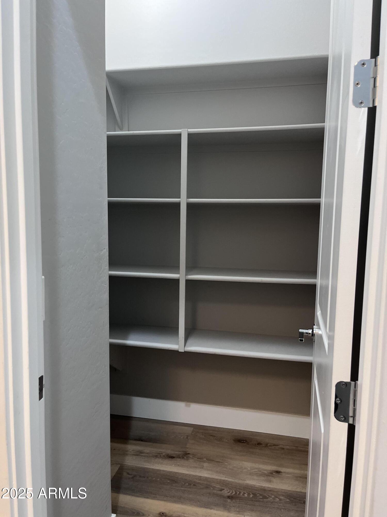 2852 East Robin Lane Phoenix, AZ 85050 - Photo 29 of 58 a view of walk in closet with empty racks