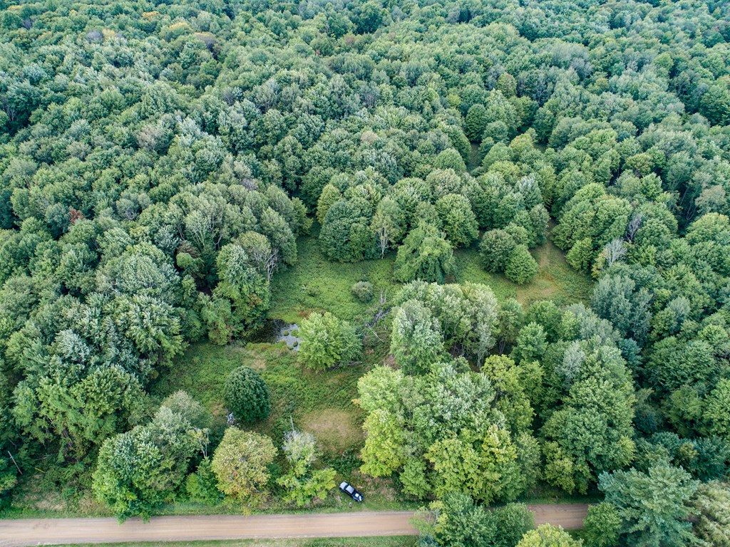 0 Higby Hill Road Townville, PA 16360 - Photo 3 of 25 an aerial view of residential house with outdoor space and trees all around