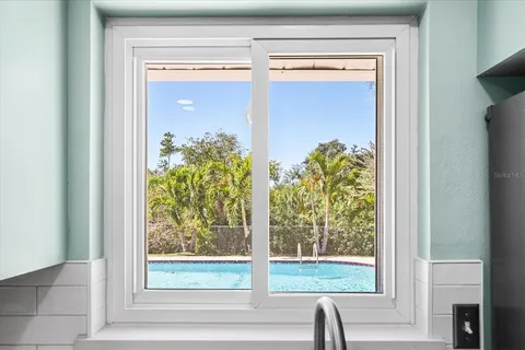 a view of a window of a house