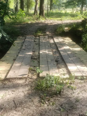 a view of backyard of a house