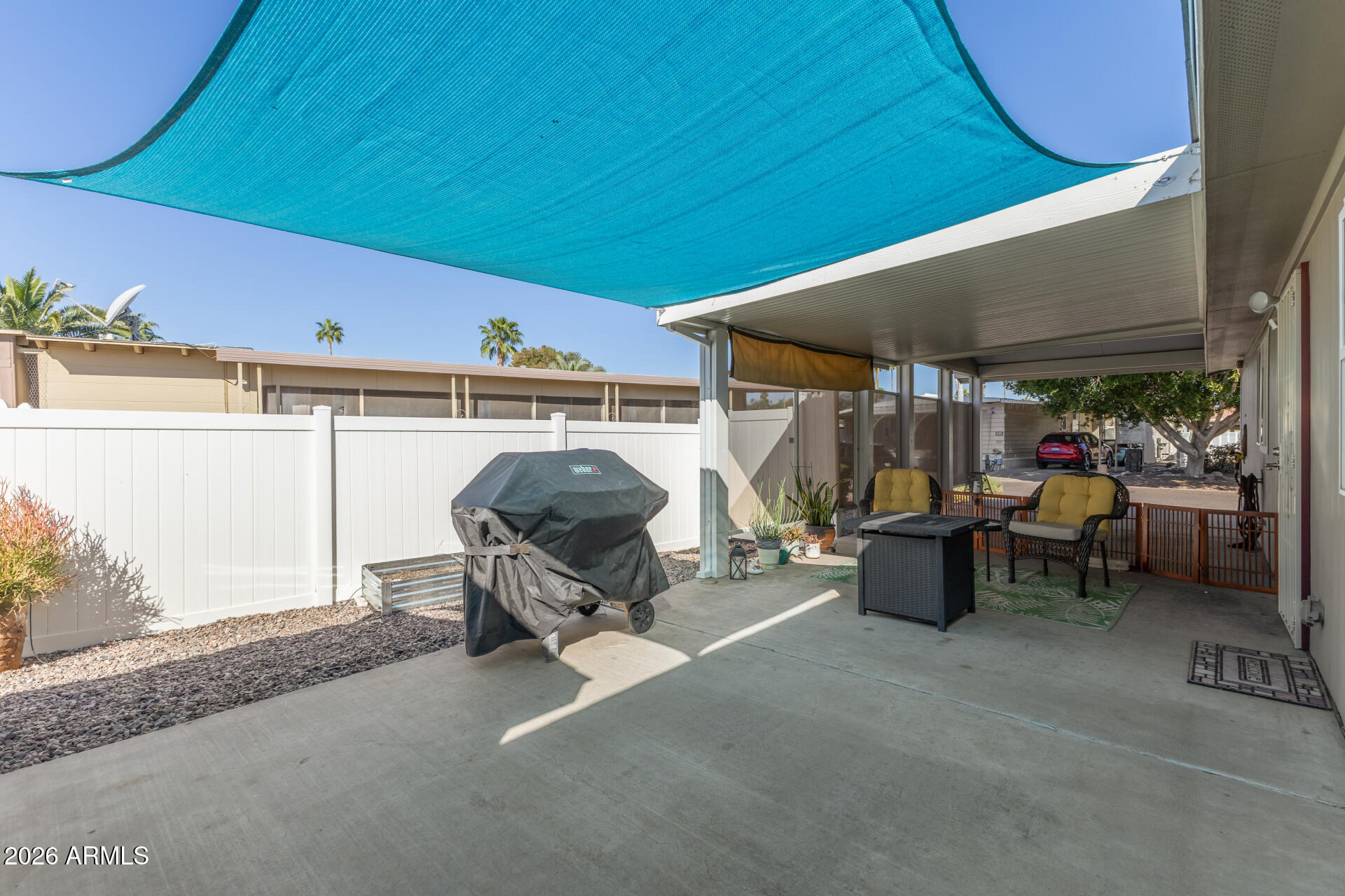 201 South Greenfield Road, Unit 124 Mesa, AZ 85206 - Photo 21 of 31 a view of outdoor space with seating area