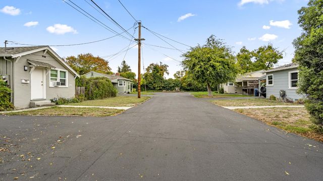 a view of a house with a park