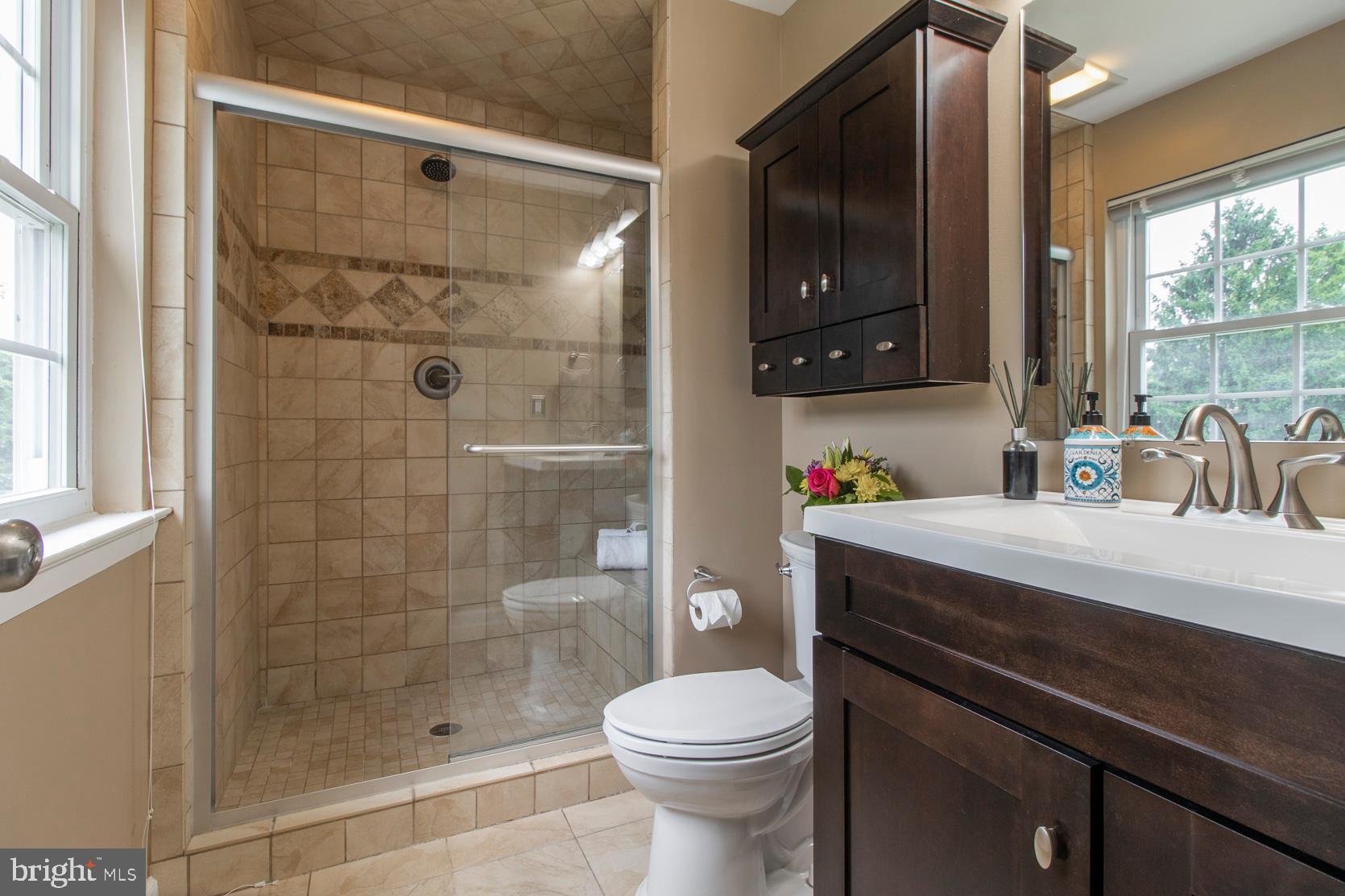1956 Foster Road Hatfield, PA 19440 - Photo 27 of 37 Master En-suite with beautiful tile shower w/bench