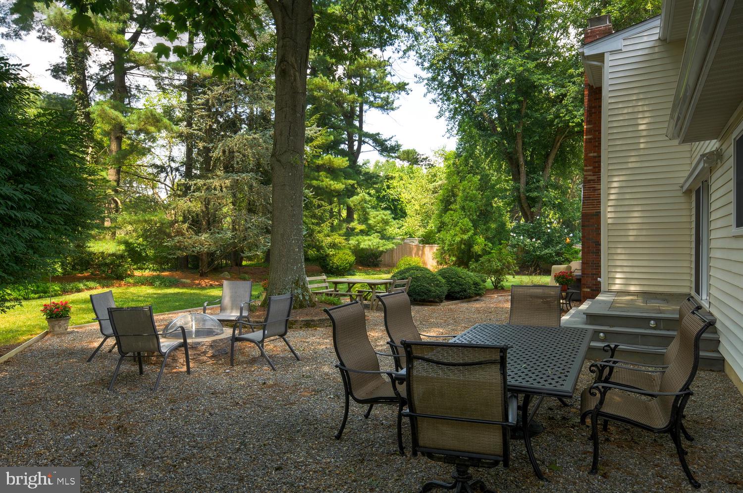 15 Yeger Road Princeton Junction, NJ 08550 - Photo 36 of 42 Large Patio with Built-In Fire-Pit