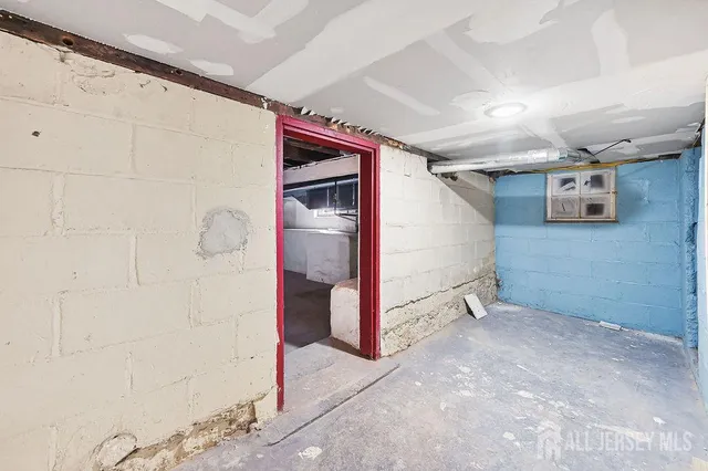 a view of storage and utility room