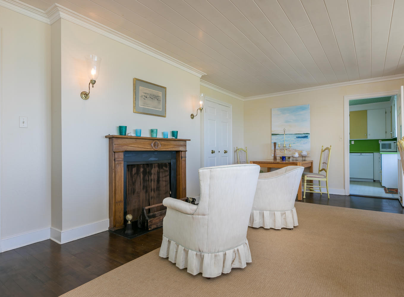 22 Jocelyn Road Scarborough, ME 04074 - Photo 13 of 40 22 Jocelyn Rd Dining Room Fireplace