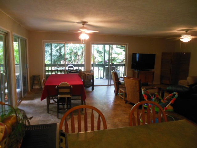 705 Haiku Road Haiku, HI 96708 - Photo 11 of 22 a living room with furniture and a flat screen tv