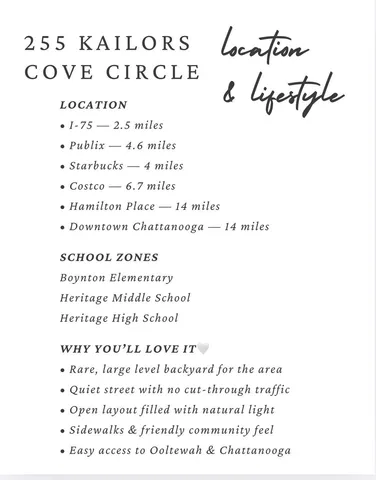 $369,000 | 255 Kailors Cove Circle, Ringgold, GA 30736