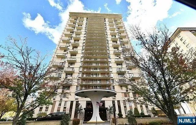 a front view of a building