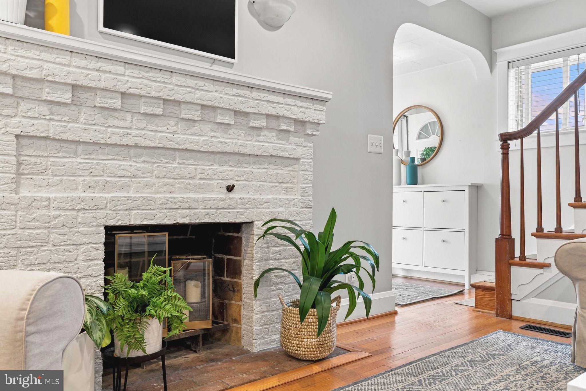 8312 Beryl Road Parkville, MD 21234 - Photo 7 of 32 Fireplace