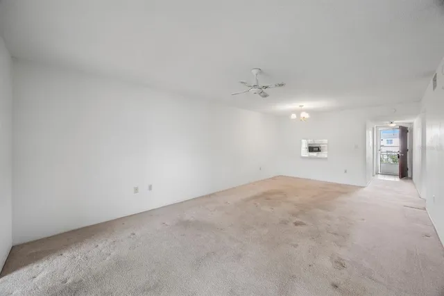 a view of empty room