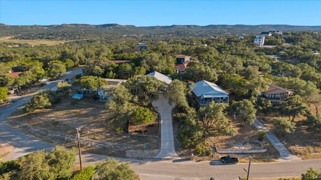 a view of city and mountain