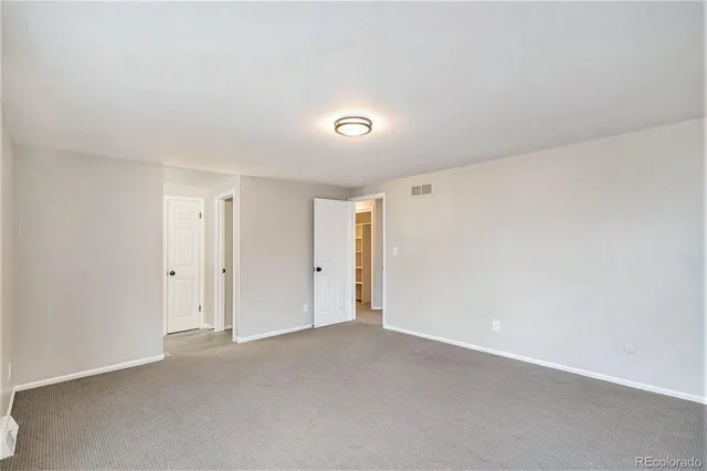 a view of an empty room