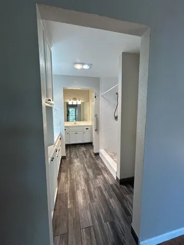 a view of walk in closet