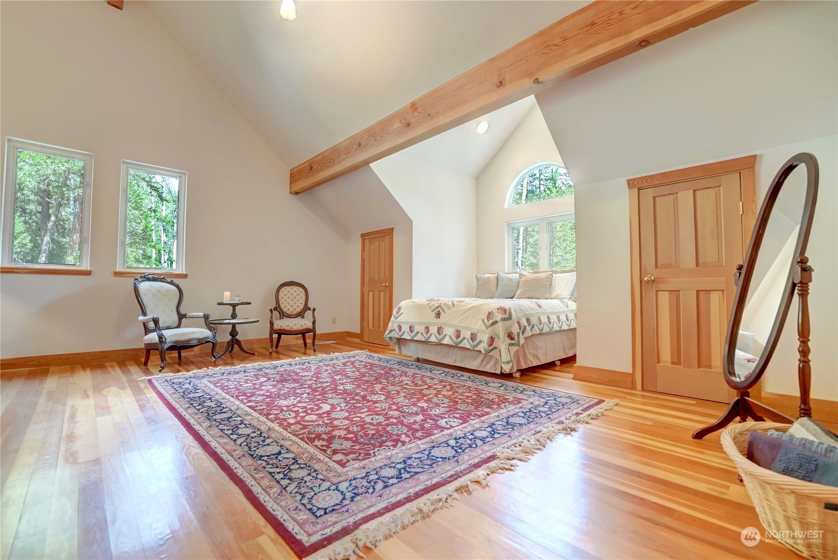 699 Lost River Road Mazama, WA 98833 - Photo 34 of 40 a living room with furniture and a rug