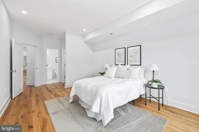 a view of a room with storage and racks