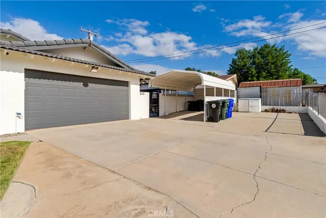a view of a house with a patio