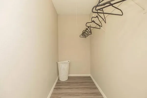 a view of a closet