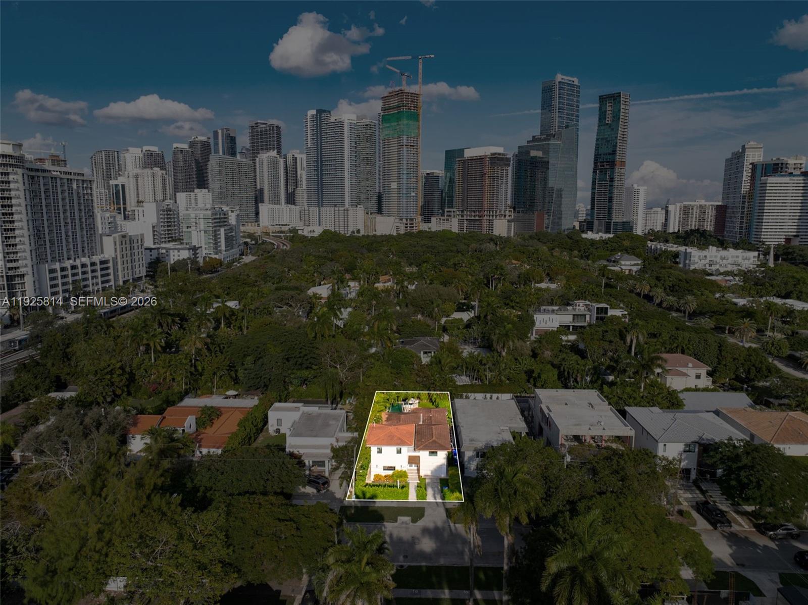 45 Southwest 19th Road Miami, FL 33129 - Photo 55 of 56 a city view with tall buildings