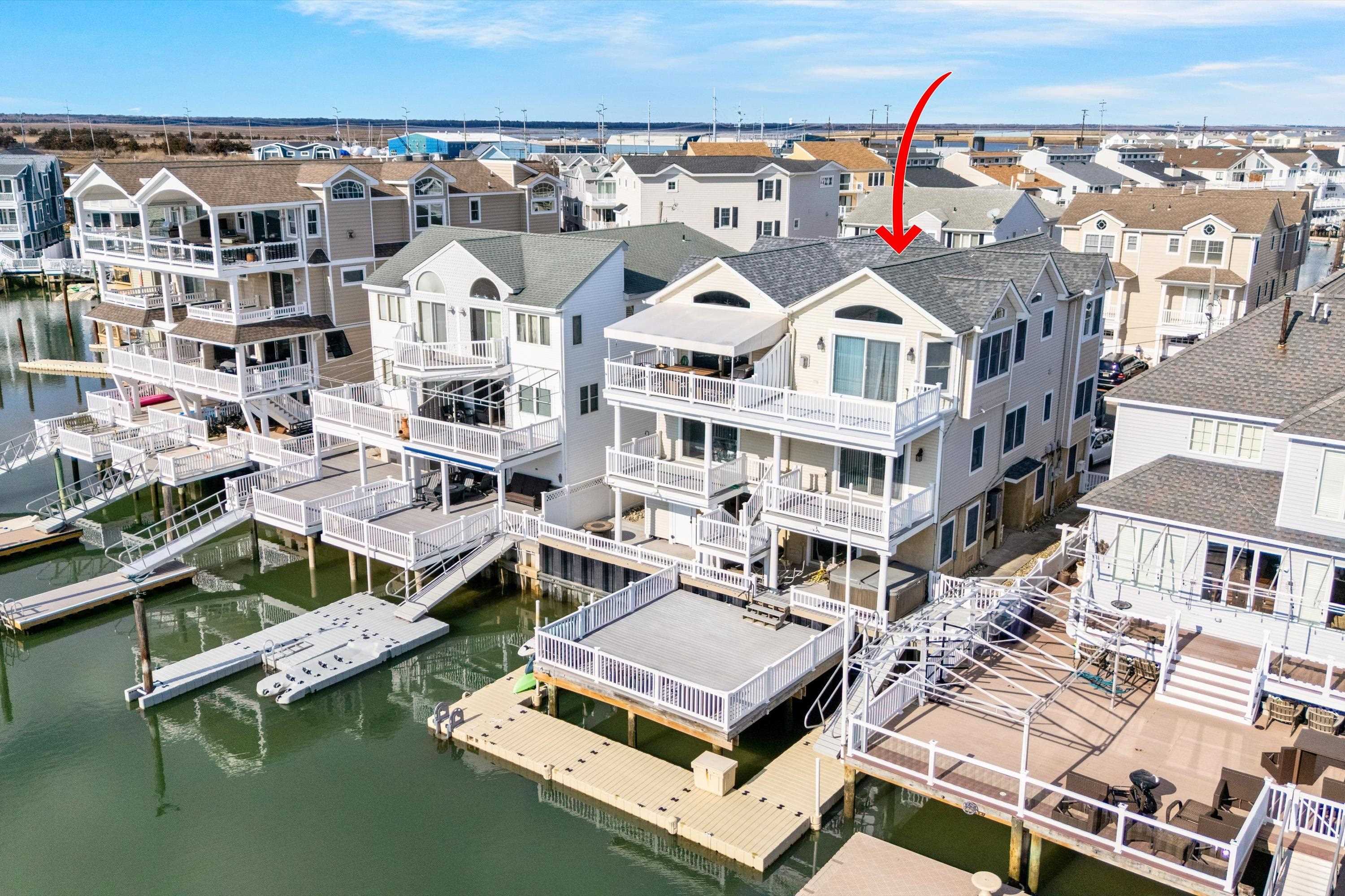 352 46th Place, Unit EAST Sea Isle City, NJ 08243 - Photo 37 of 40 a aerial view of multiple houses