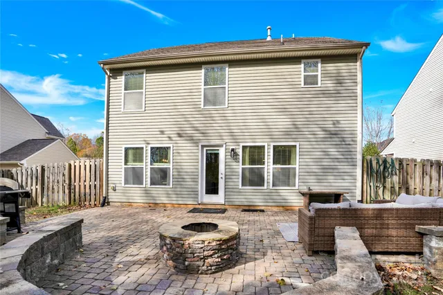 a front view of a house with entertaining space