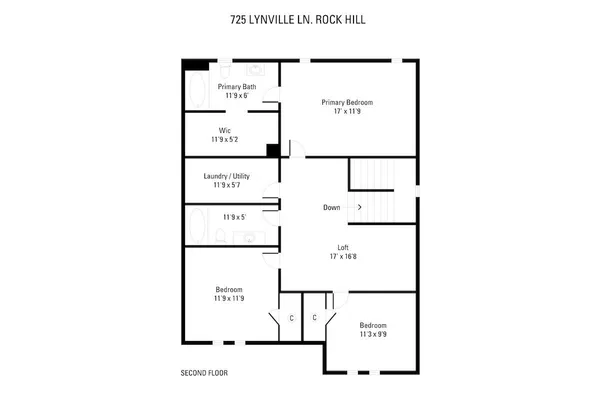 a picture of a floor plan