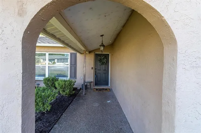 a view of a entryway