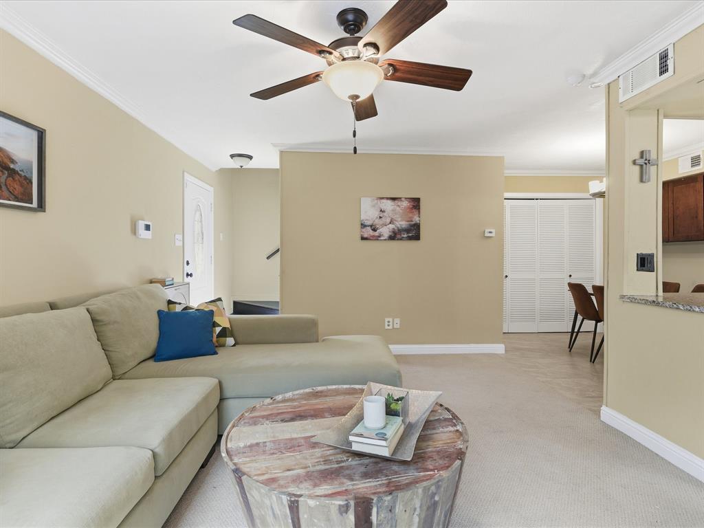 4250 Madera Road Irving, TX 75038 - Photo 7 of 31 a living room with furniture and a flat screen tv