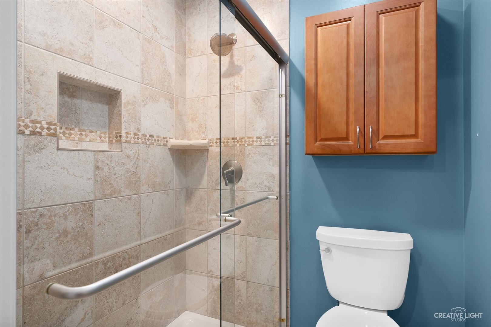 409 Flock Avenue Naperville, IL 60565 - Photo 28 of 48 a bathroom with a toilet and a shower