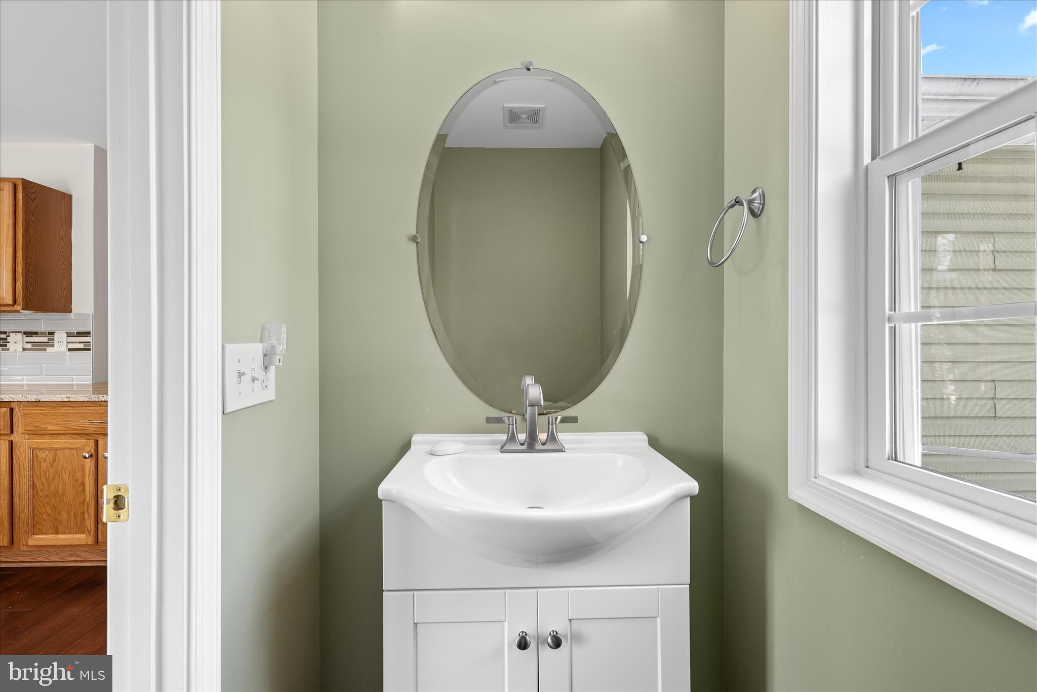 19095 Carey Lane Georgetown, DE 19947 - Photo 16 of 39 a bathroom with a sink and a mirror