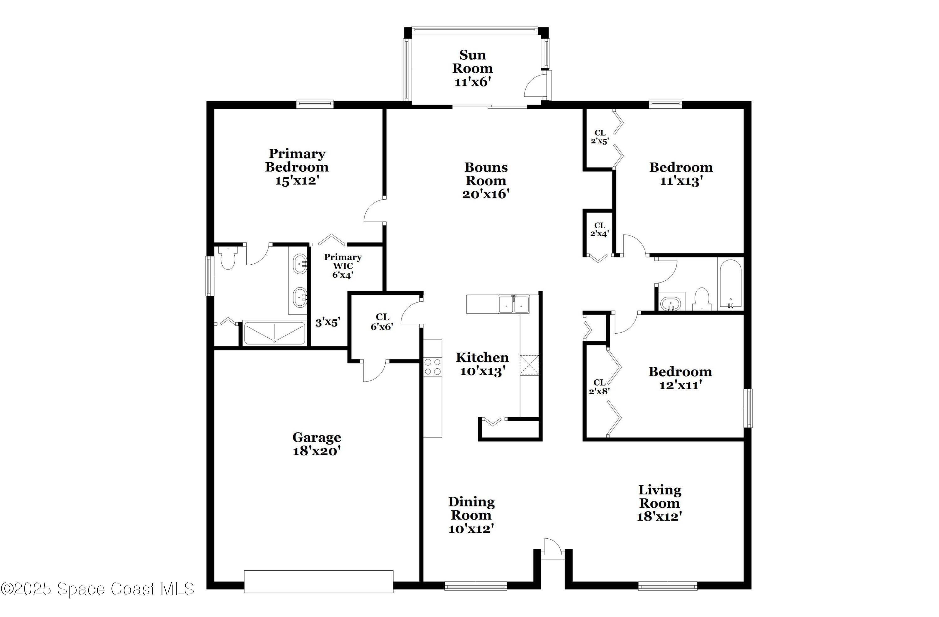 225 Gordon Road Northwest Palm Bay, FL 32907 - Photo 17 of 17 001-photo-floor-plan-11046847