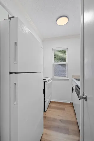 a view of a walk in closet