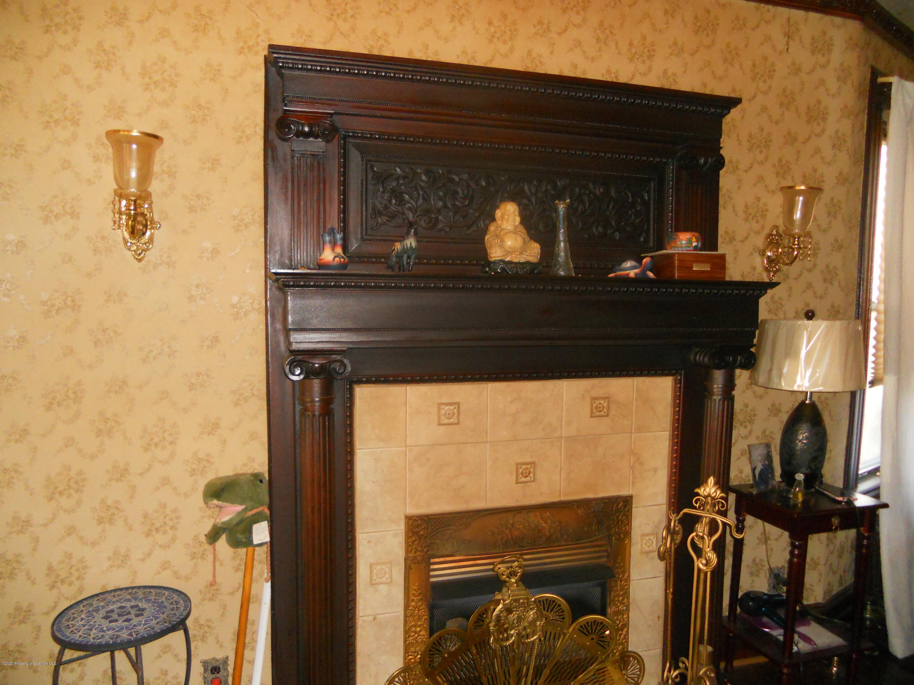 153 Spring Street Scranton, PA 18508 - Photo 4 of 45 Fireplace in Living Room