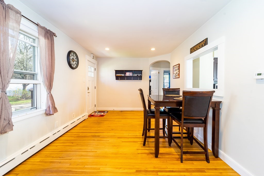 30 County Road Freetown, MA 02717 - Photo 10 of 35 a view of a dining room with furniture and a window