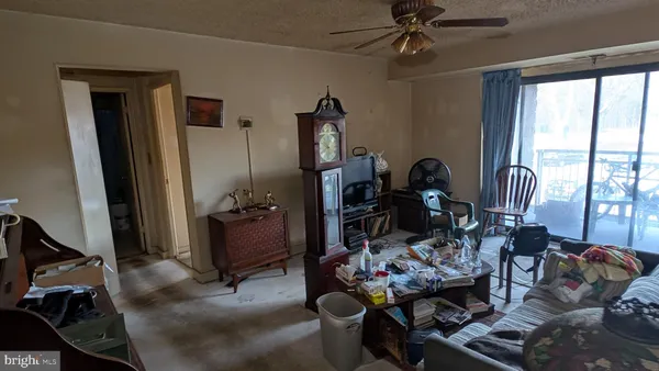 a room with gym equipment