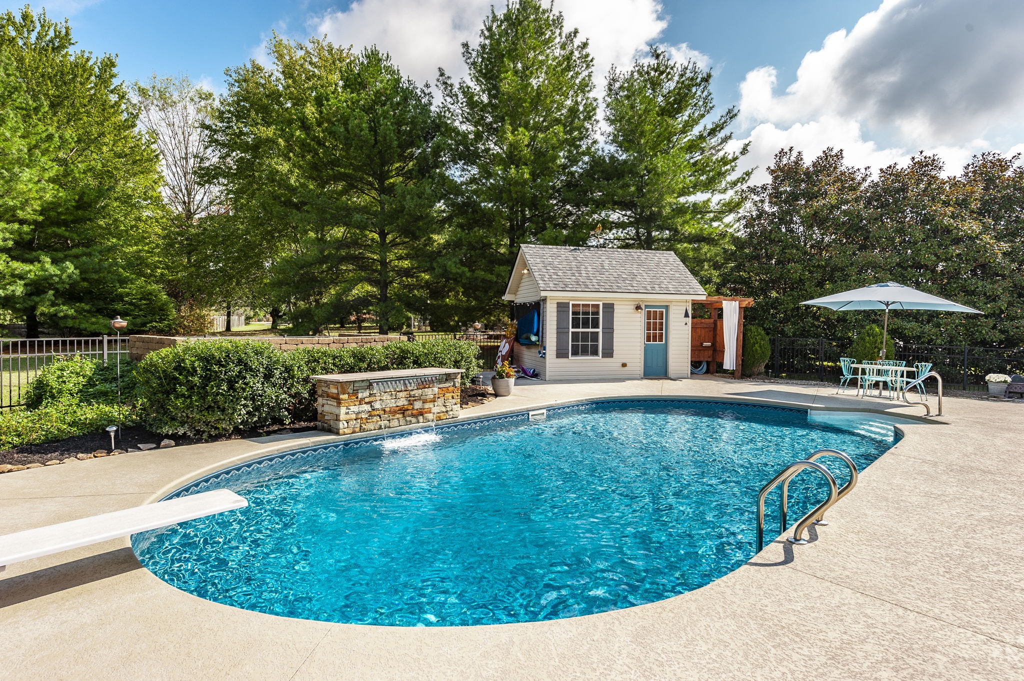 317 Cherry Lane White House, TN 37188 - Photo 2 of 70 a swimming pool with outdoor seating and yard