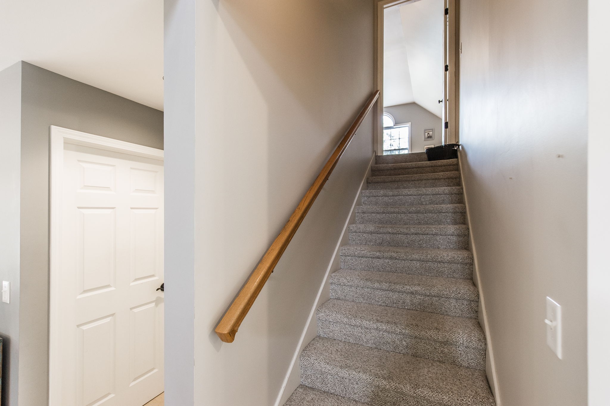 317 Cherry Lane White House, TN 37188 - Photo 63 of 70 a view of a hallway with wooden floor and staircase