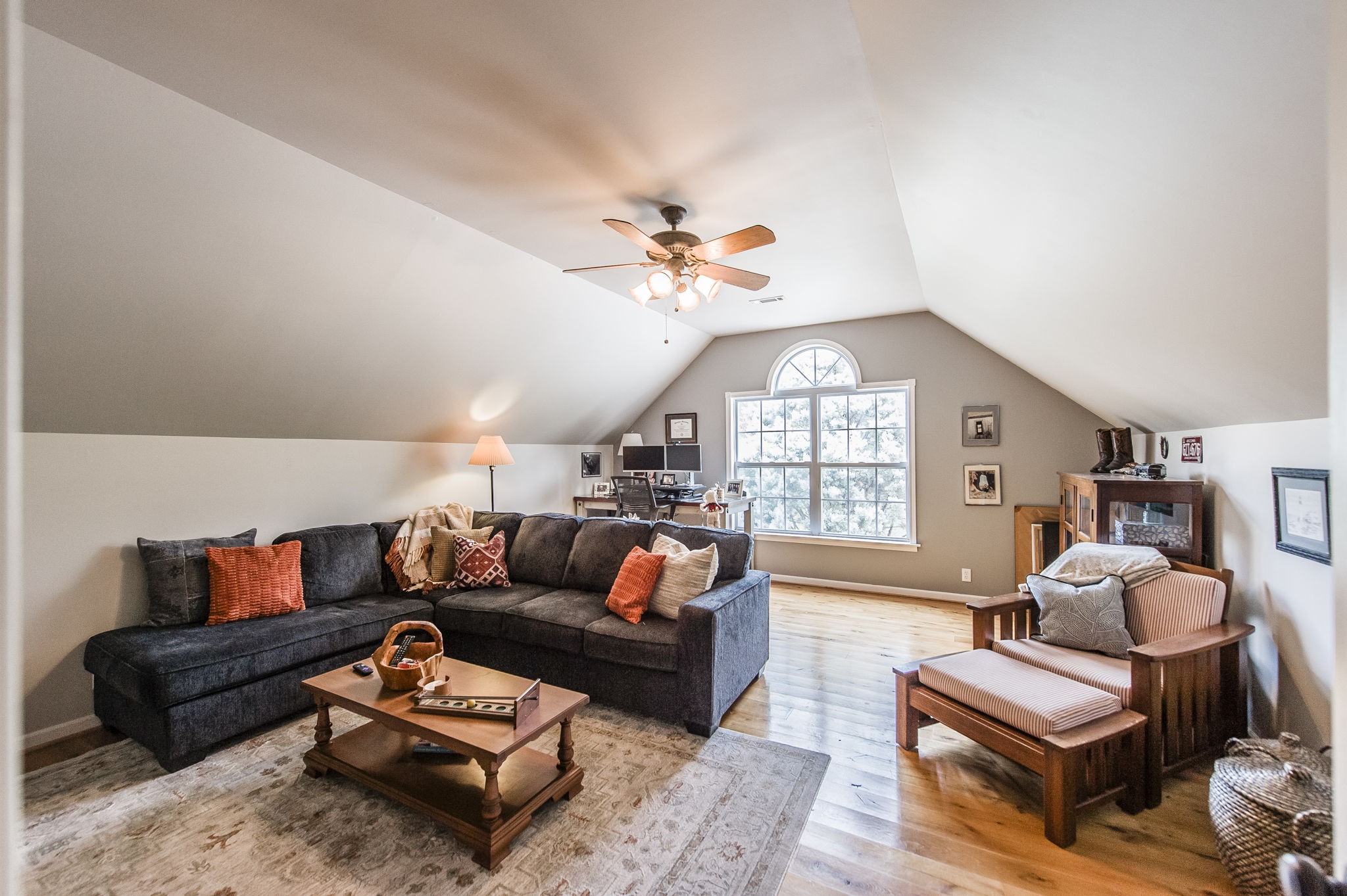 317 Cherry Lane White House, TN 37188 - Photo 64 of 70 a living room with furniture a large window and a chandelier