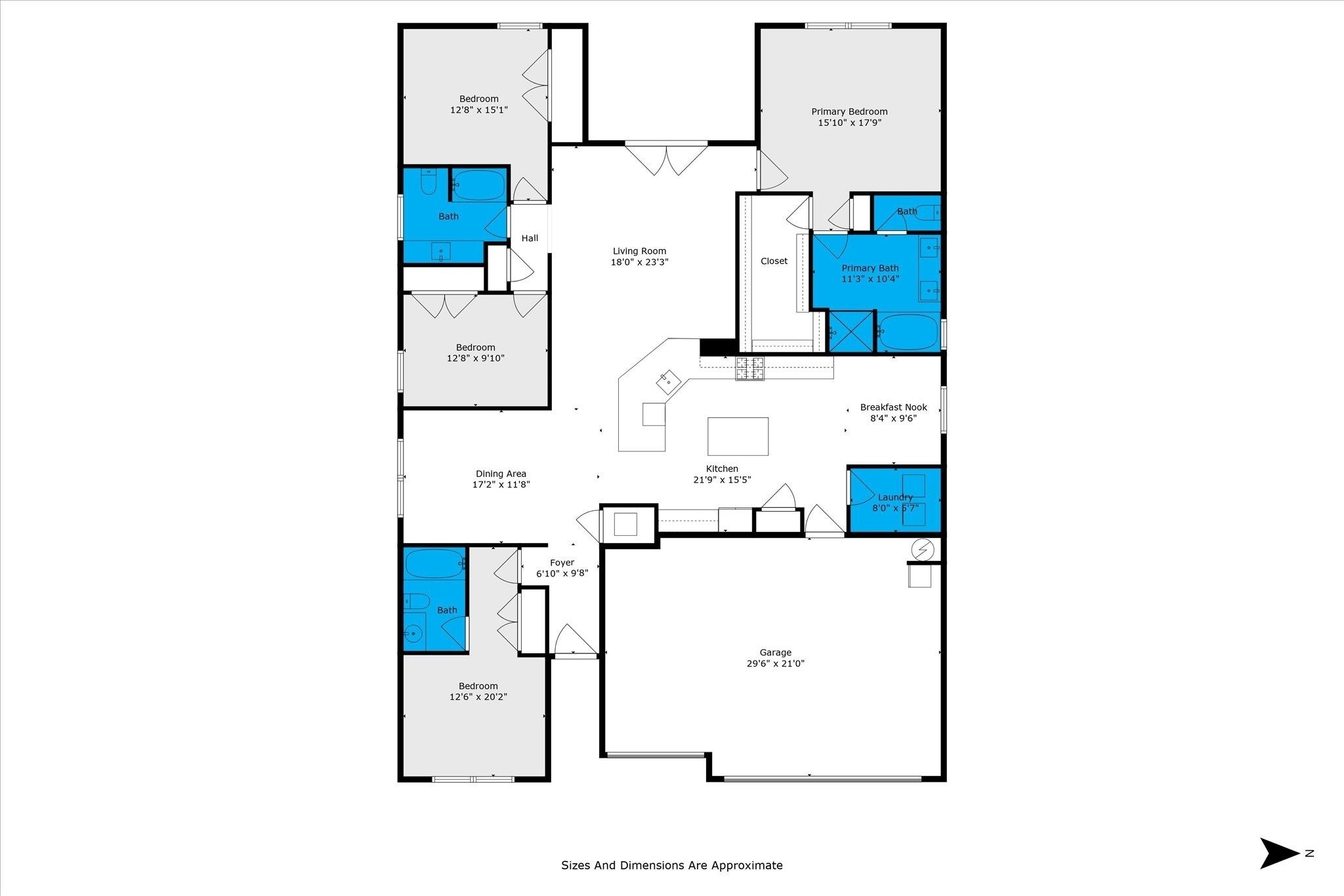 263 Bronze Street Fairhope, AL 36532 - Photo 47 of 47 Floor plan