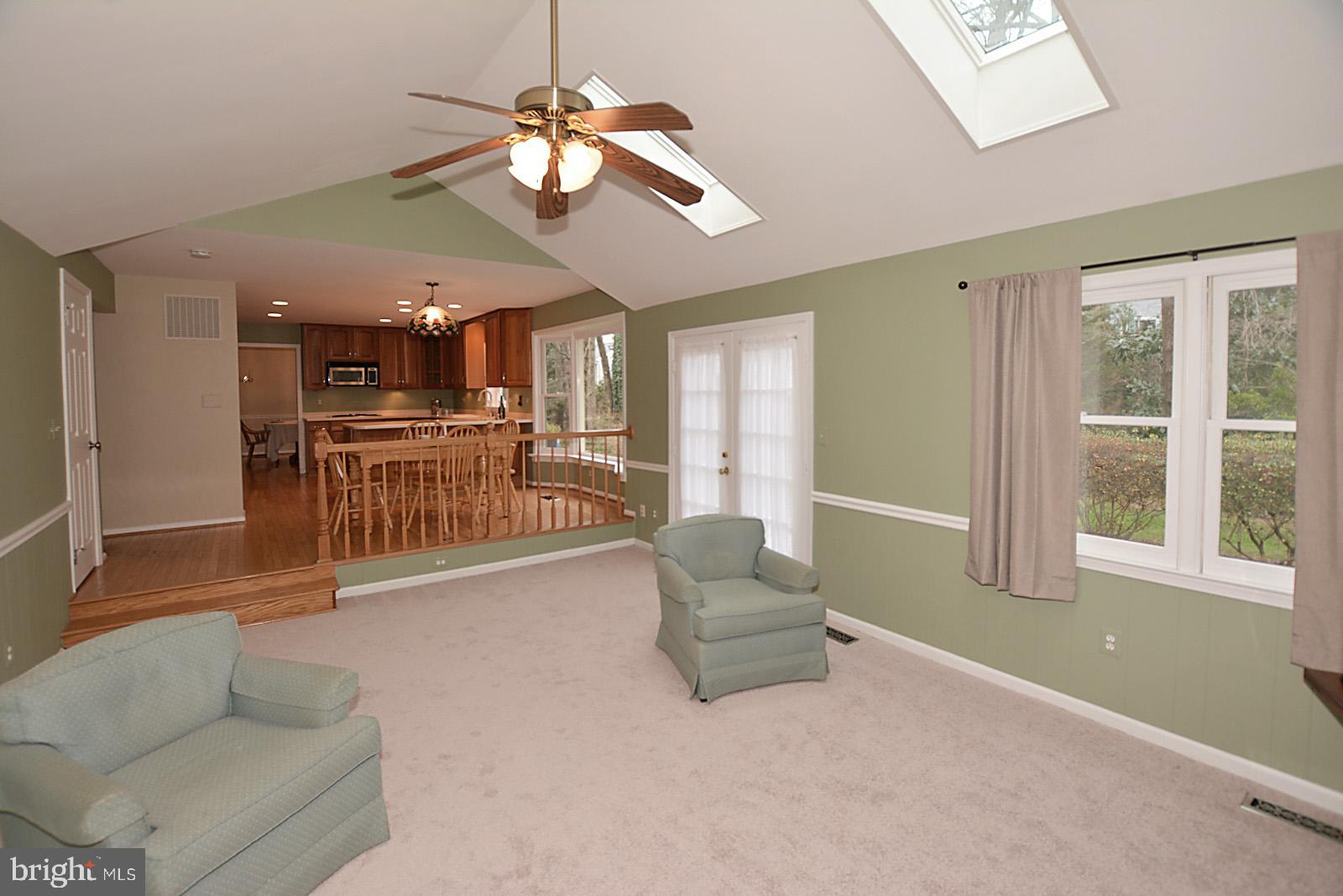 6113 Eagle Landing Road Burke, VA 22015 - Photo 16 of 41 FR has center vault ceiling w/two skylights.