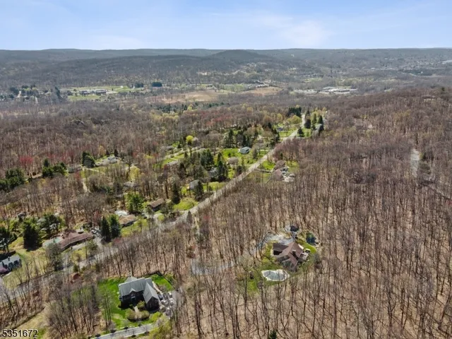 a view of a lake with lush green forest