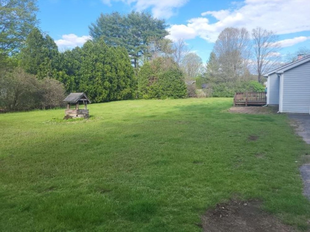39 Ruggles Street Gilbertville, MA 01031 - Photo 13 of 14 a backyard of a house with yard and trampoline