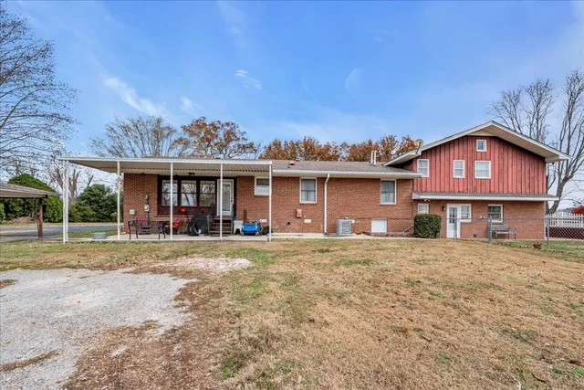 a view of swimming pool with an outdoor space