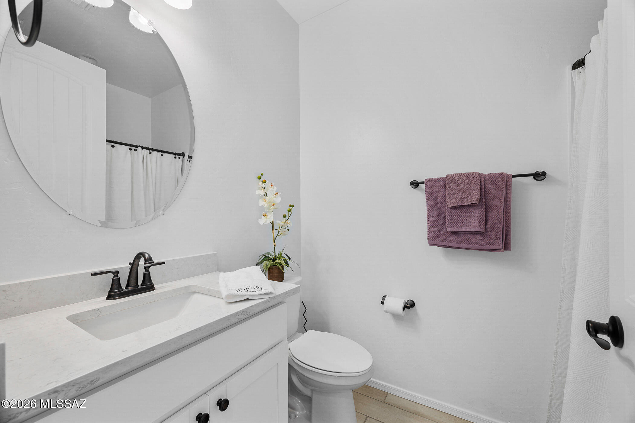 12092 East Ryscott Circle Vail, AZ 85641 - Photo 8 of 49 a bathroom with a toilet sink and mirror